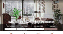 Desktop Screenshot of apartmentbarcelona.com